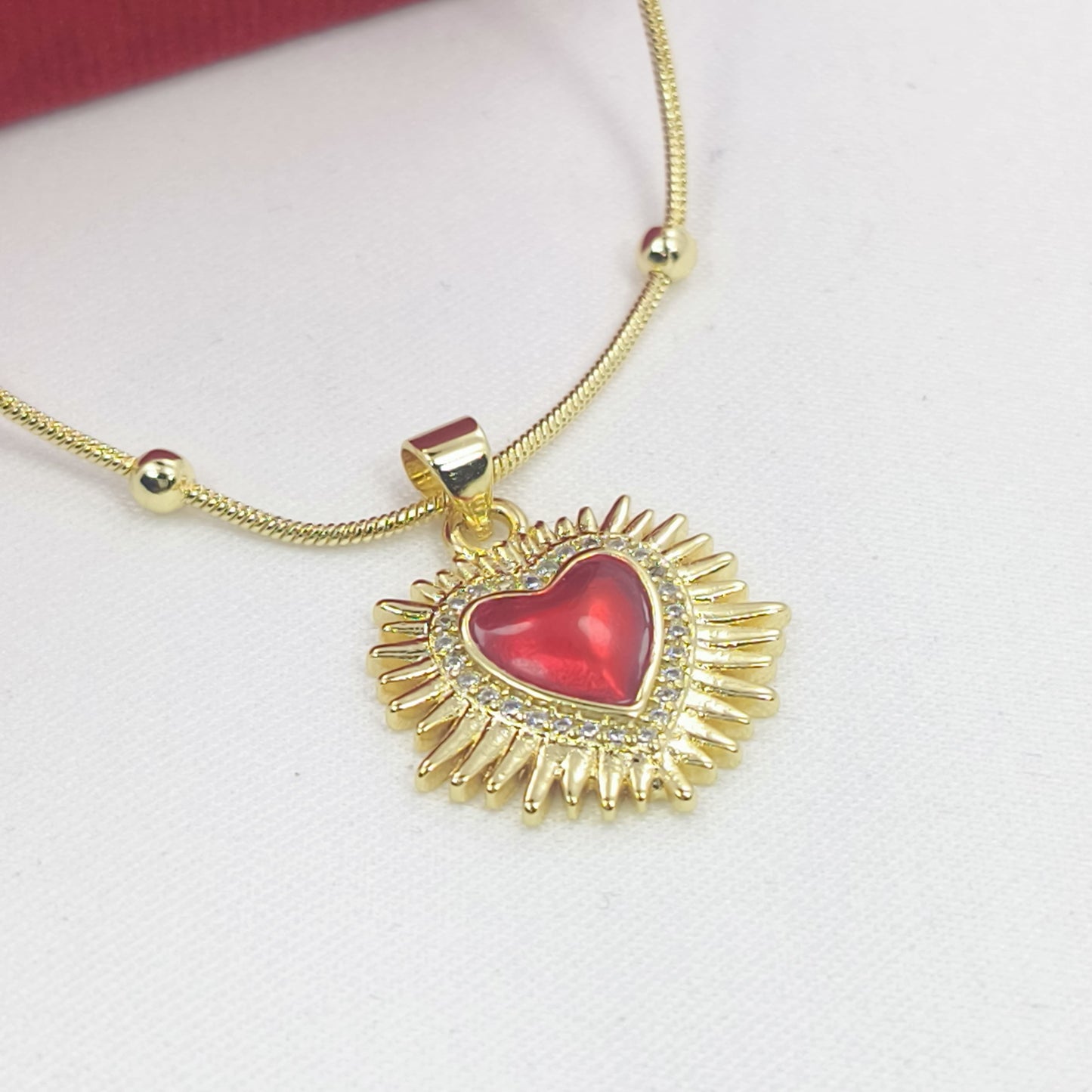 Combo Corazón de Jesús Collar y Pulsera