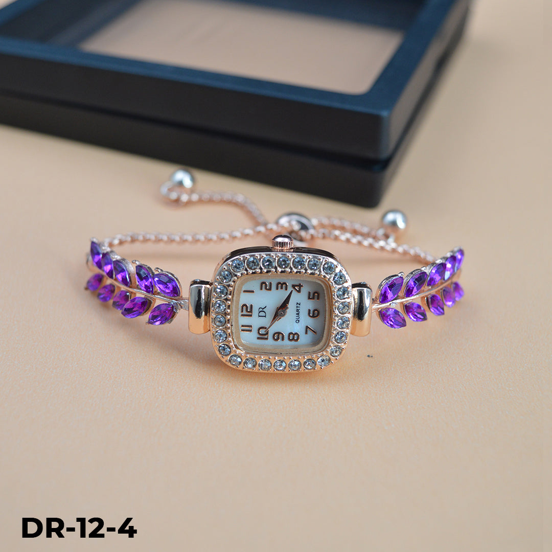 Reloj Dama Pulsera DR-12 Tipo Joya