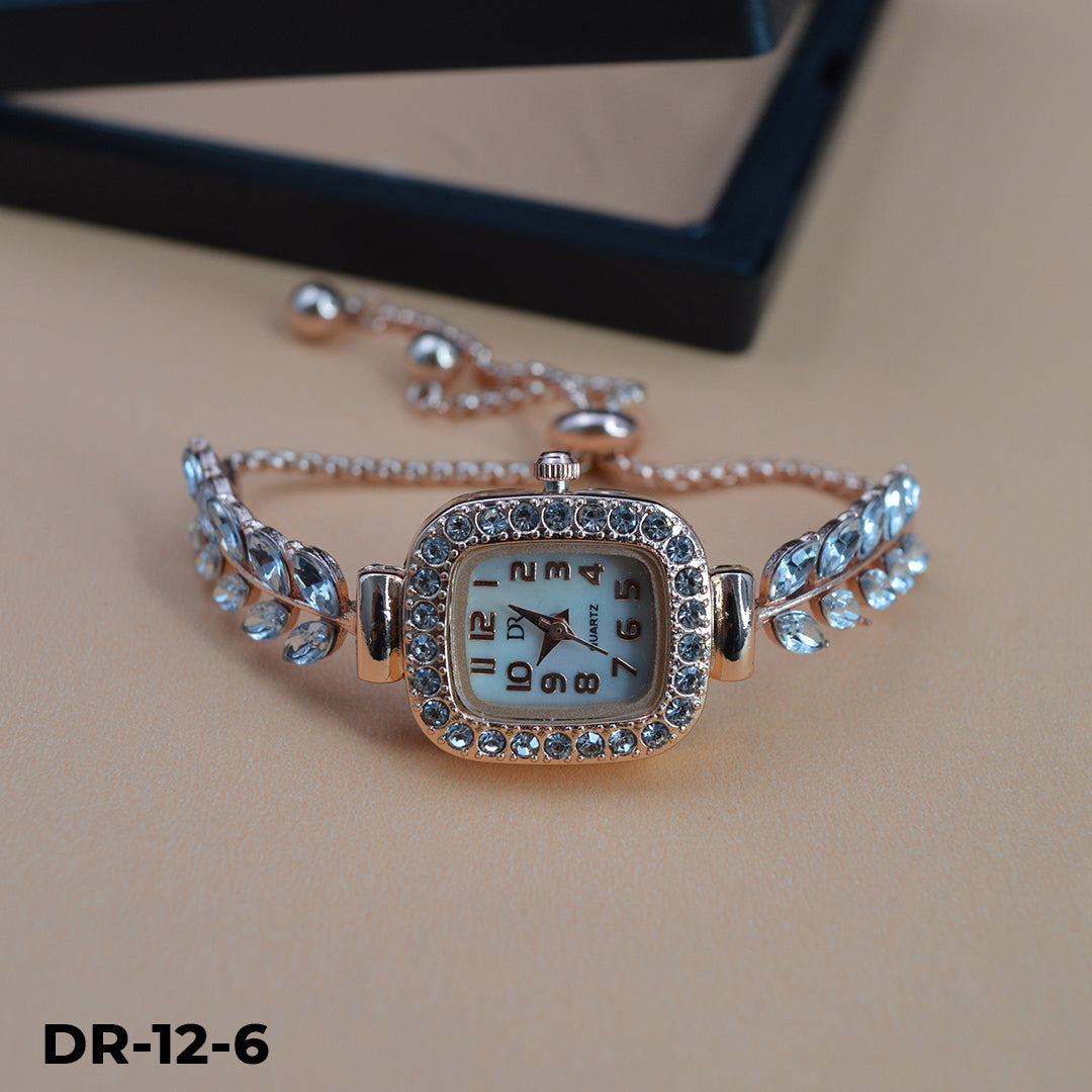 Reloj Dama Pulsera DR-12 Tipo Joya