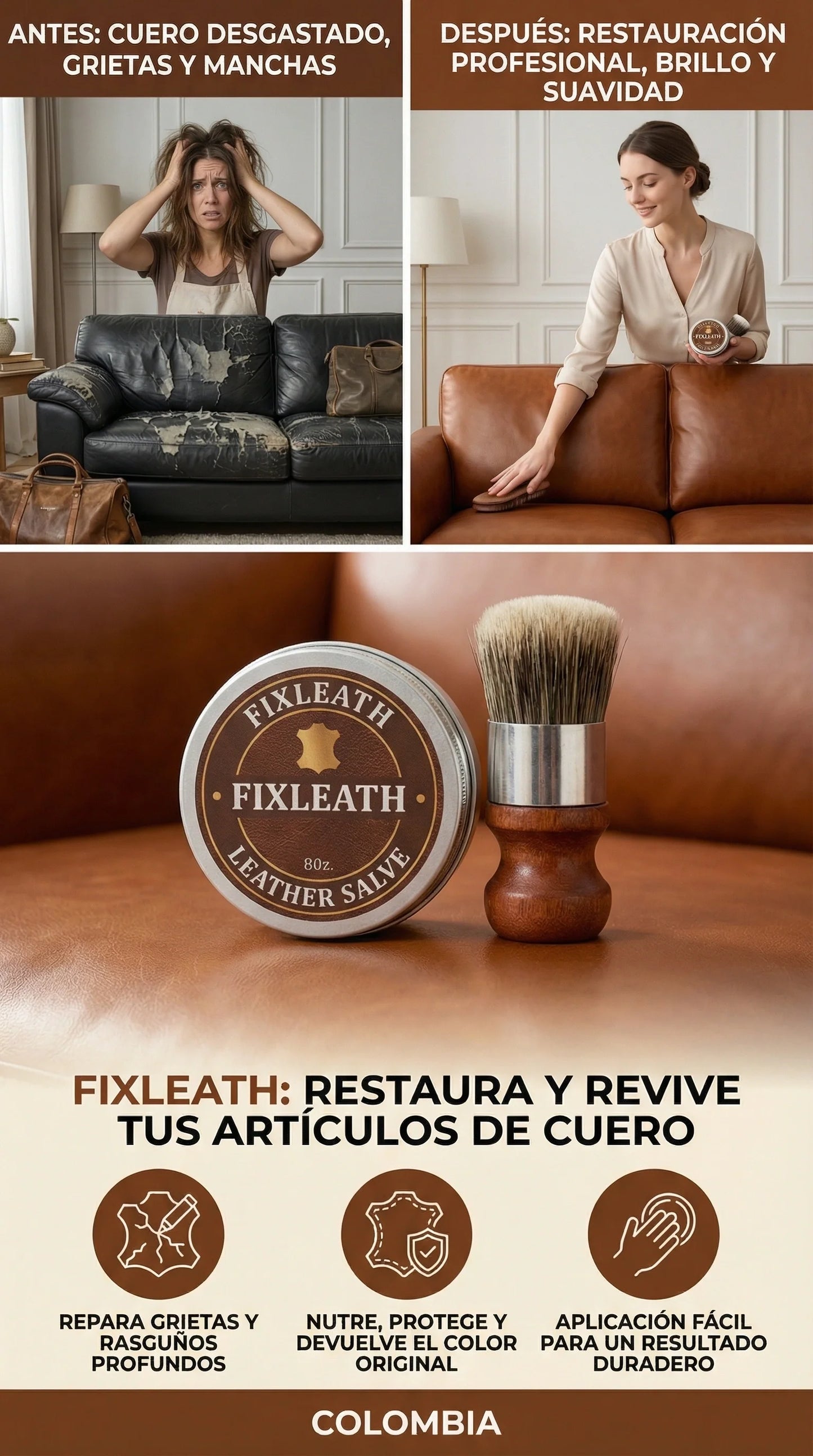 Fixleath Renovador de Cueros