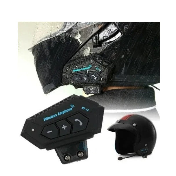 Intercomunicador Bt12 Auriculares Casco