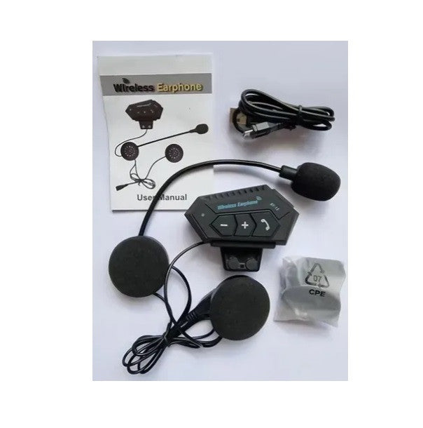 Intercomunicador Bt12 Auriculares Casco