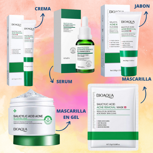 Kit Antiacné Acido Salicílico Bioaqua