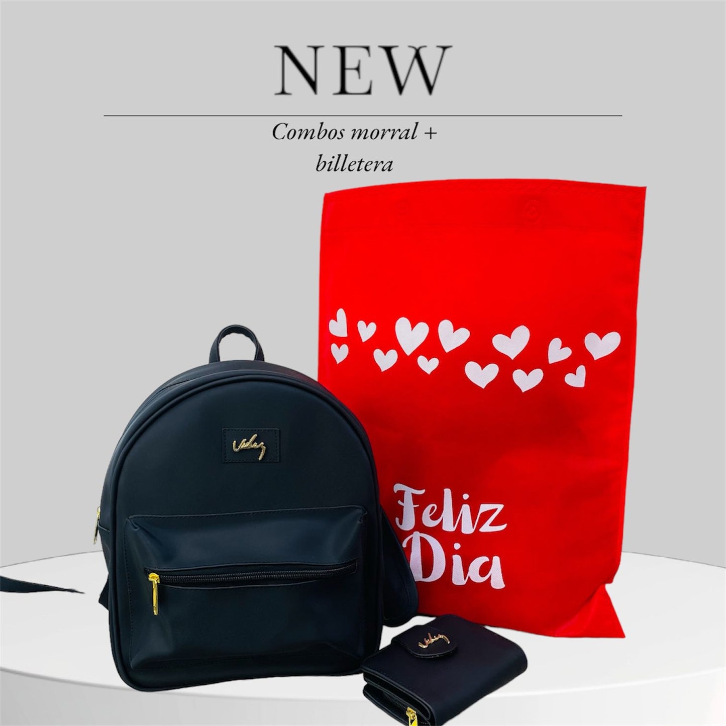 Combo Mujer Vélez Morral + Billetera Ref. París