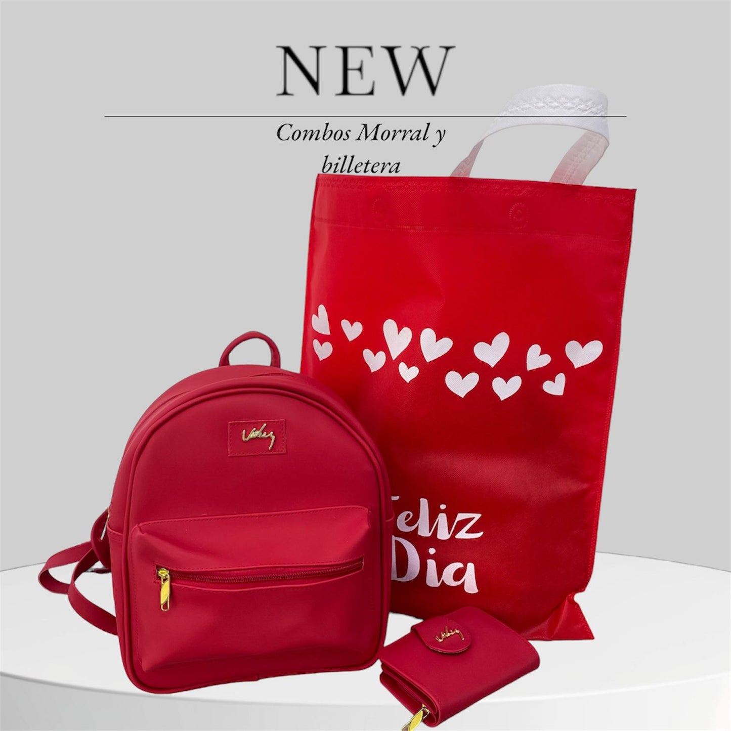 Combo Mujer Vélez Morral + Billetera Ref. París