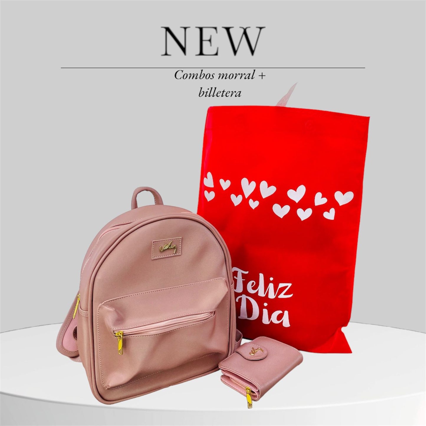 Combo Mujer Vélez Morral + Billetera Ref. París