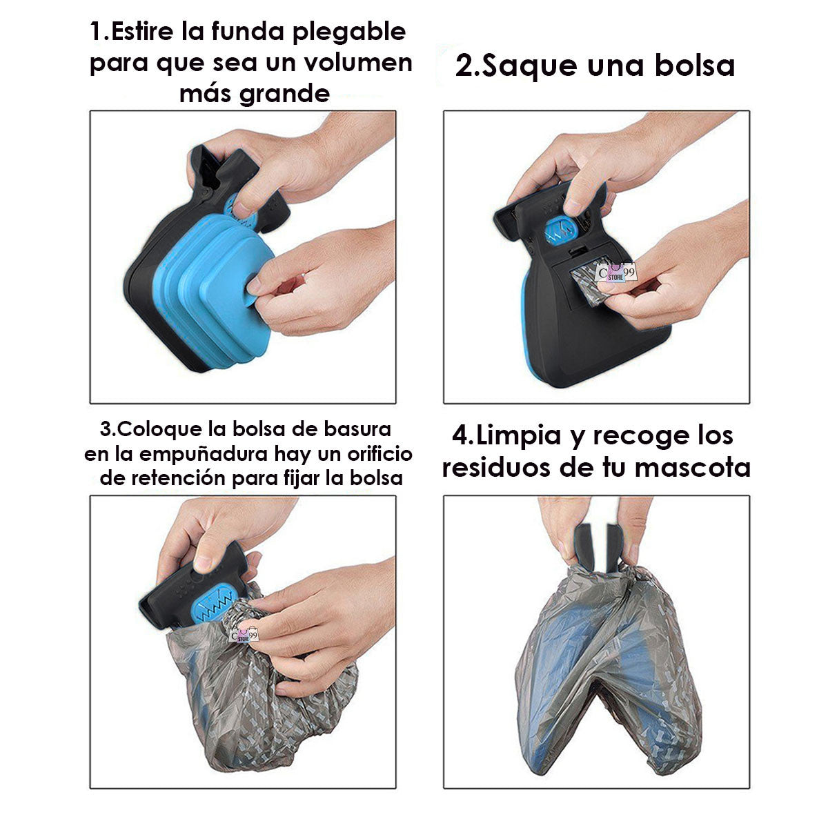 Recogedor de Excremento de Mascotas