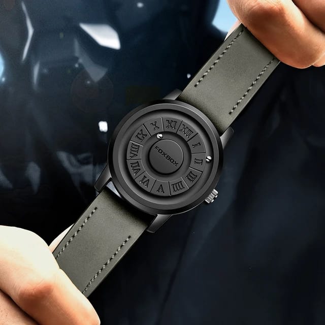 Reloj Caballero Magnético Cuero FoxBox