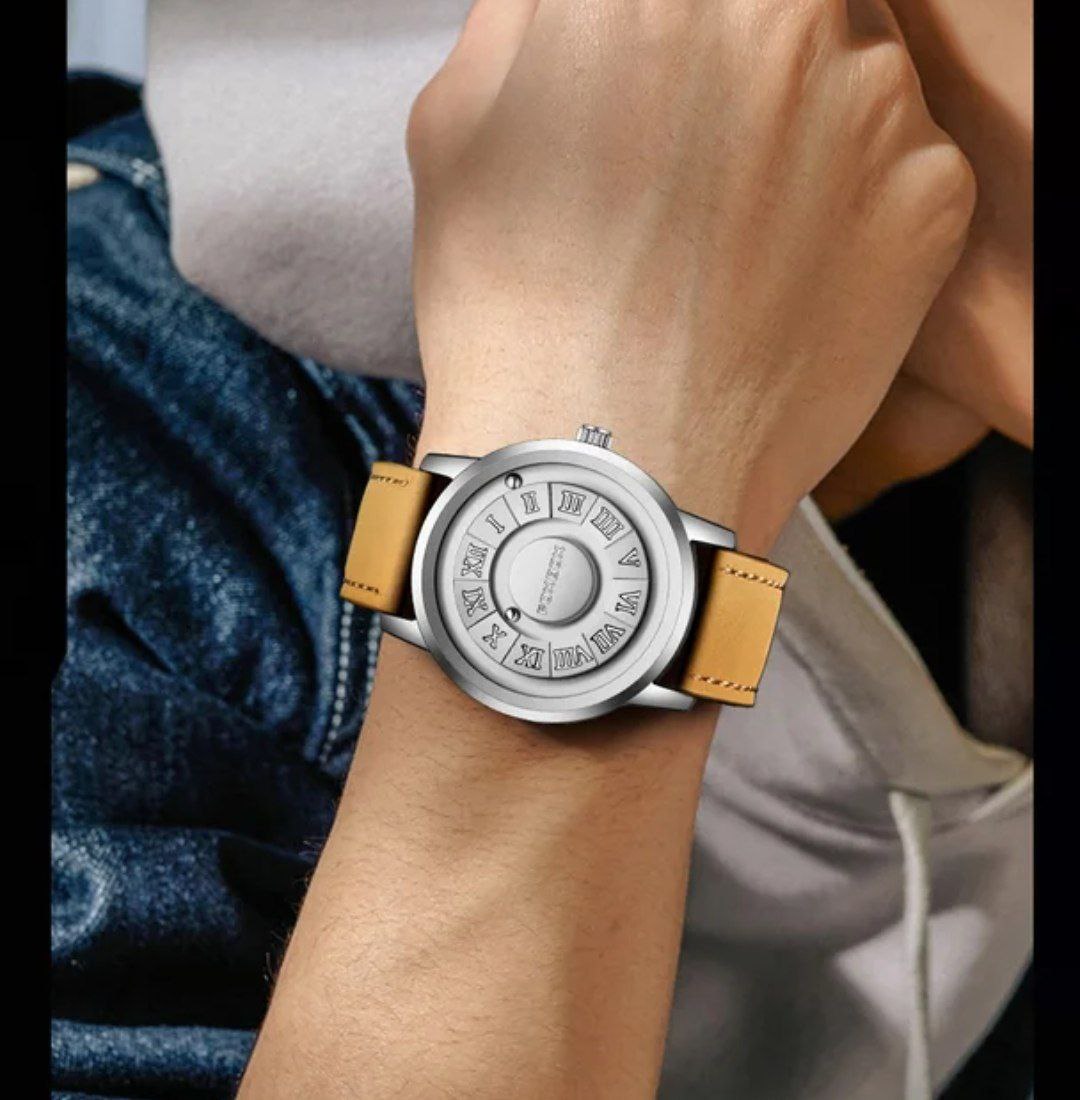 Reloj Caballero Magnético Cuero FoxBox
