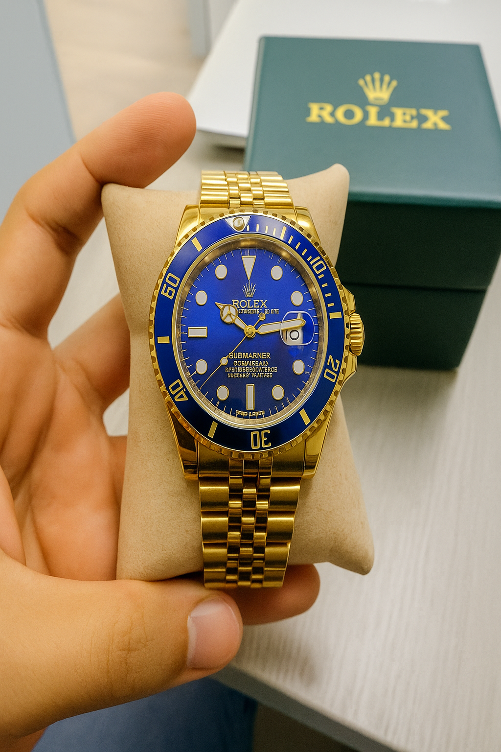 Reloj Caballero Rolex Tipo Automático + Estuche
