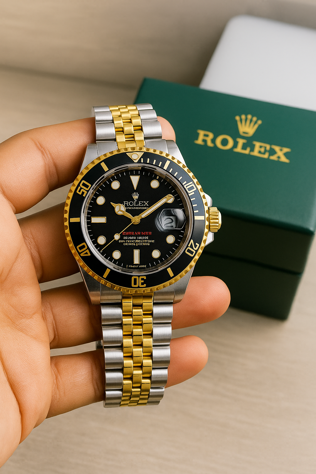 Reloj Caballero Rolex Tipo Automático + Estuche