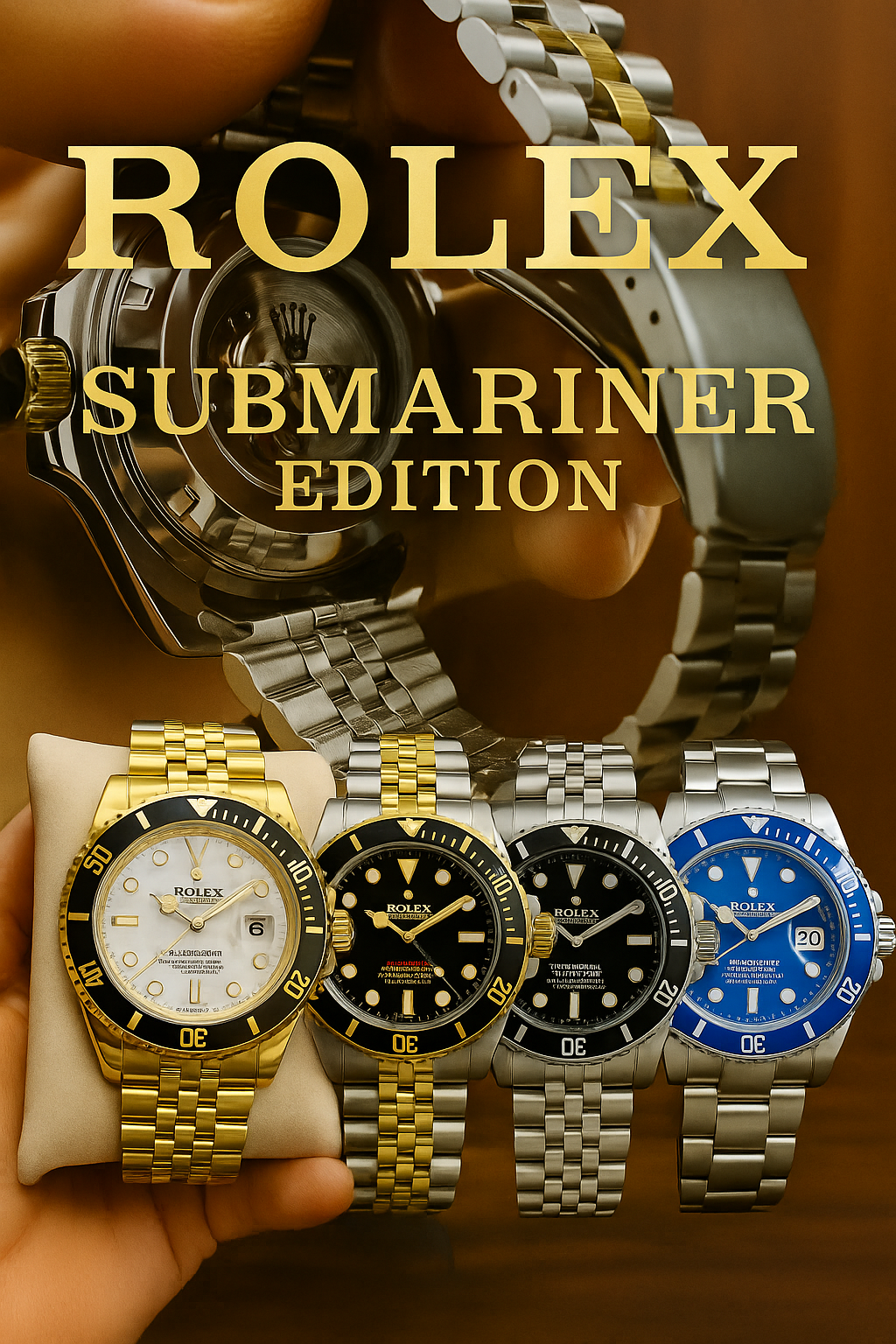 Reloj Caballero Rolex Tipo Automático + Estuche