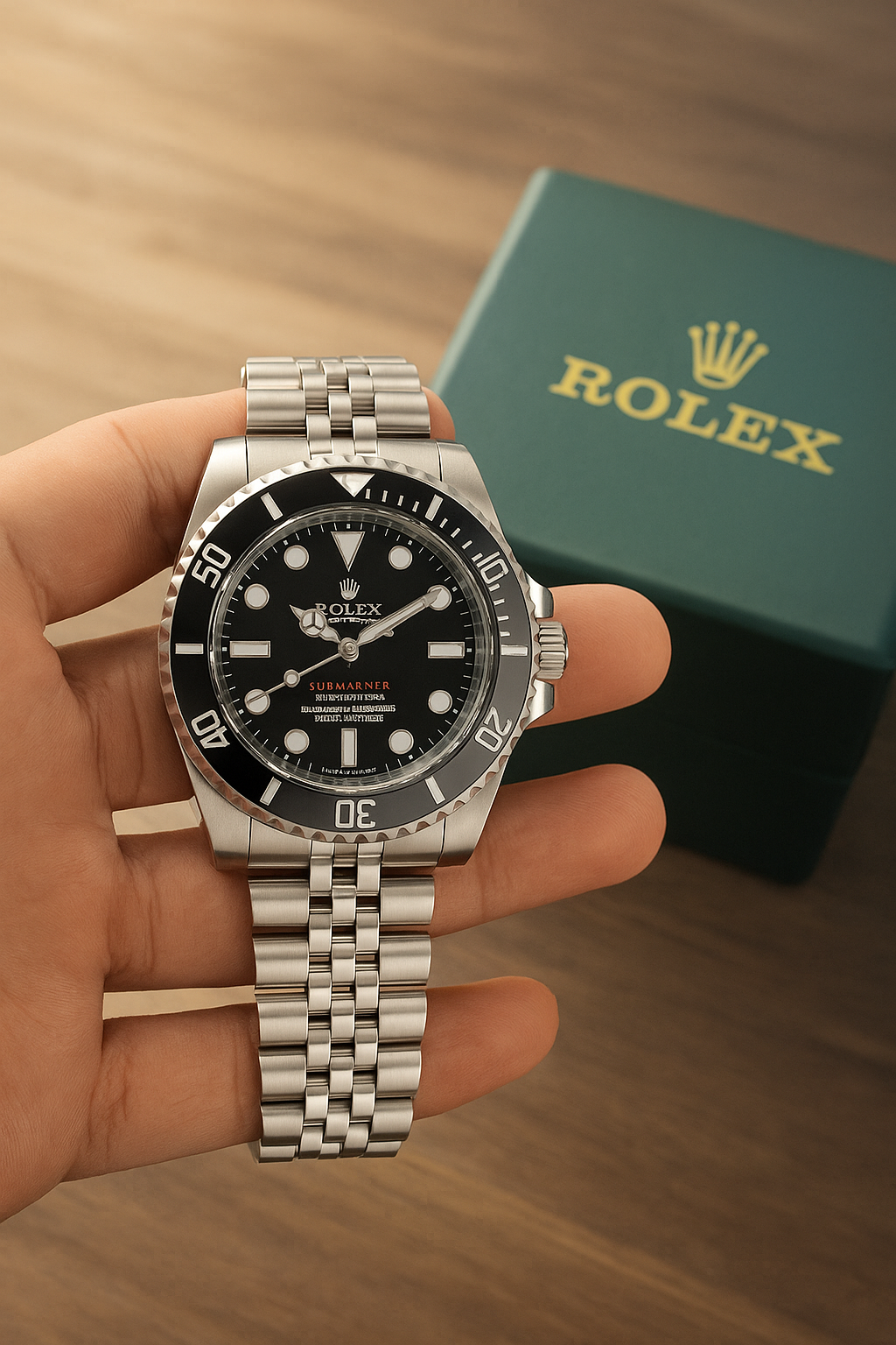 Reloj Caballero Rolex Tipo Automático + Estuche