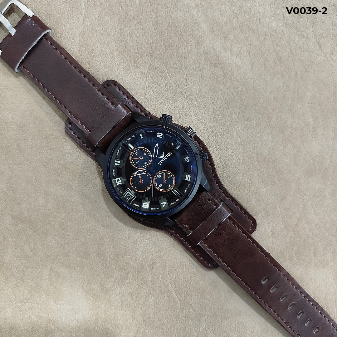 Reloj Caballero Vinicius Cuero