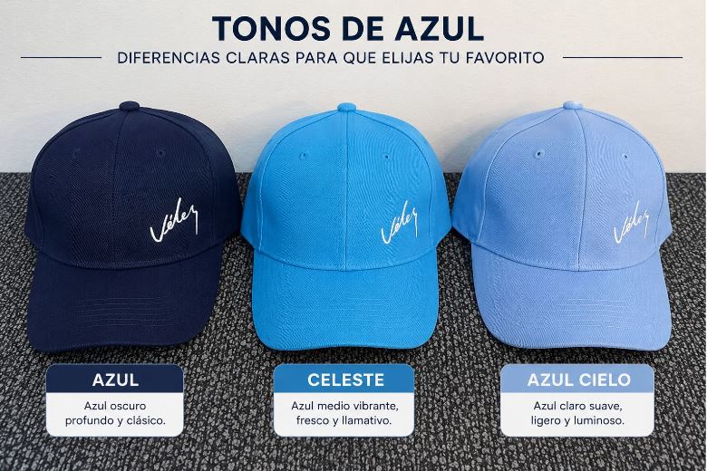 Promoción: 3x1 Gorras Bordado Velez Unisex