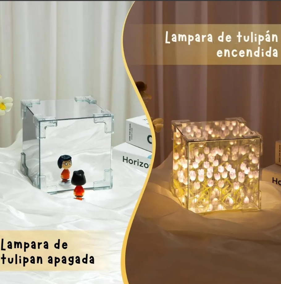 Lampara Jardin Tulipanes Para Armar
