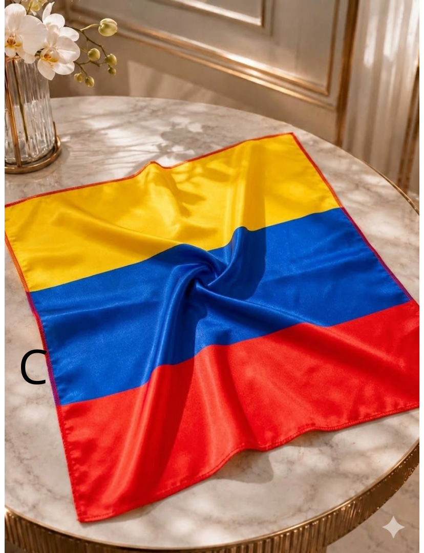 Pañoleta Colombia 70 x 70 Cms